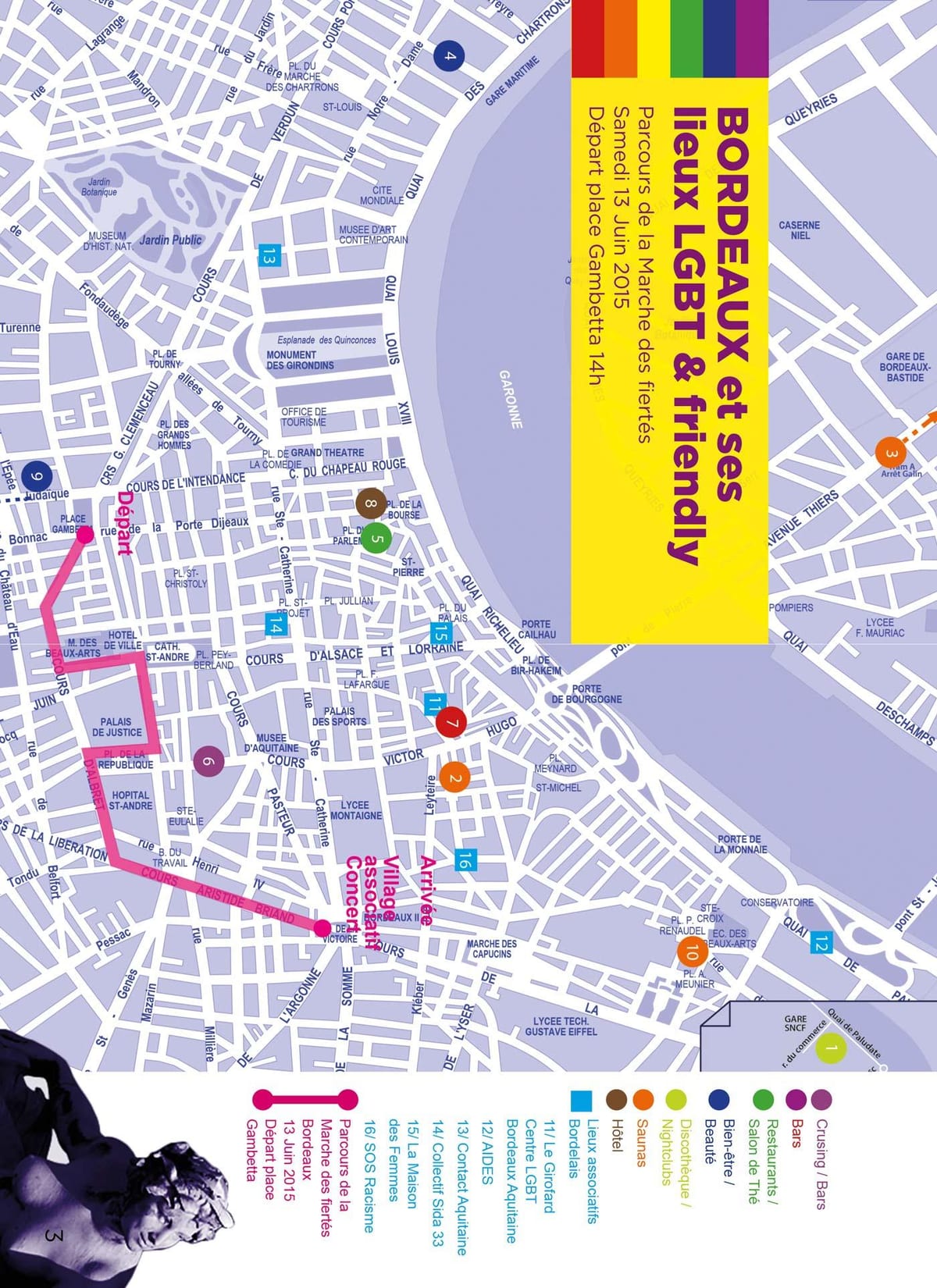 kort af Bordeaux hommi kort