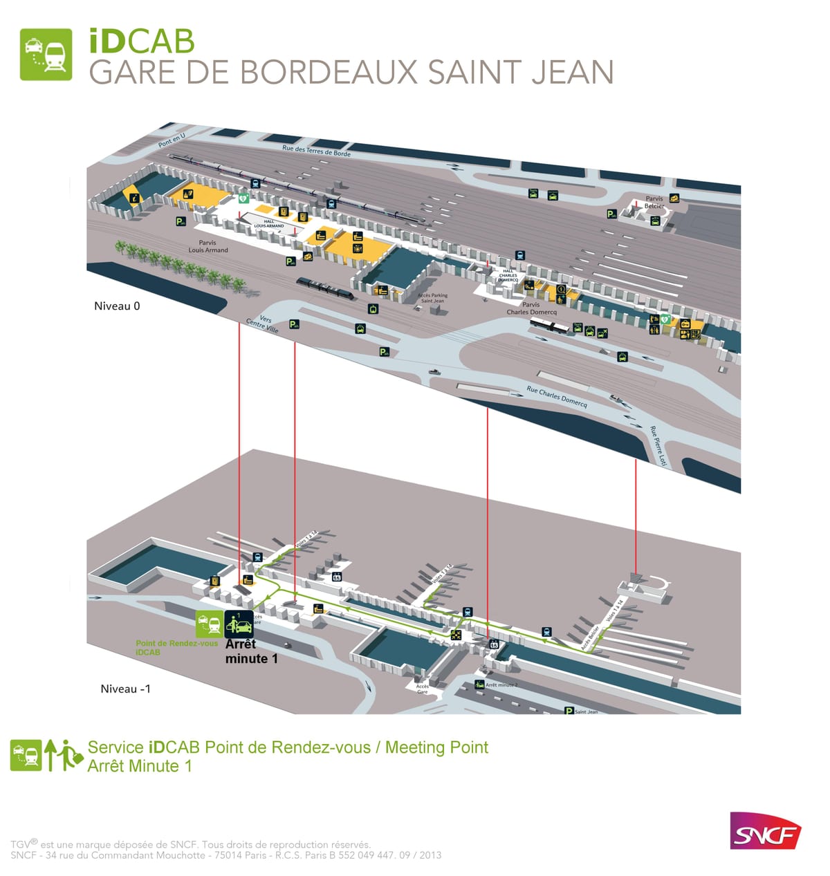 kort af Bordeaux l jean