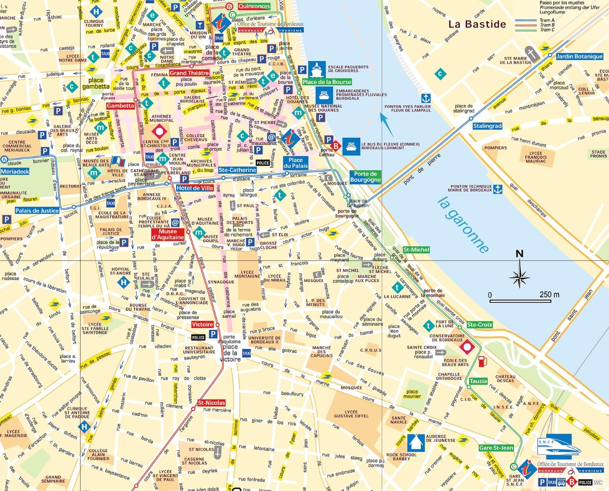 bordeaux blöndu kort