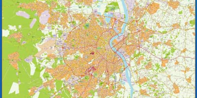 Kort af Bordeaux geyma