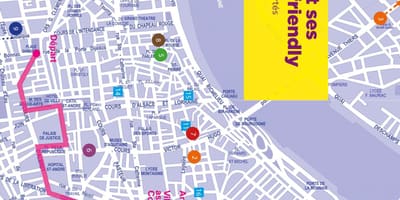 Kort af Bordeaux hommi kort