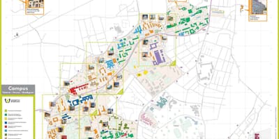 Kort af Bordeaux skóli